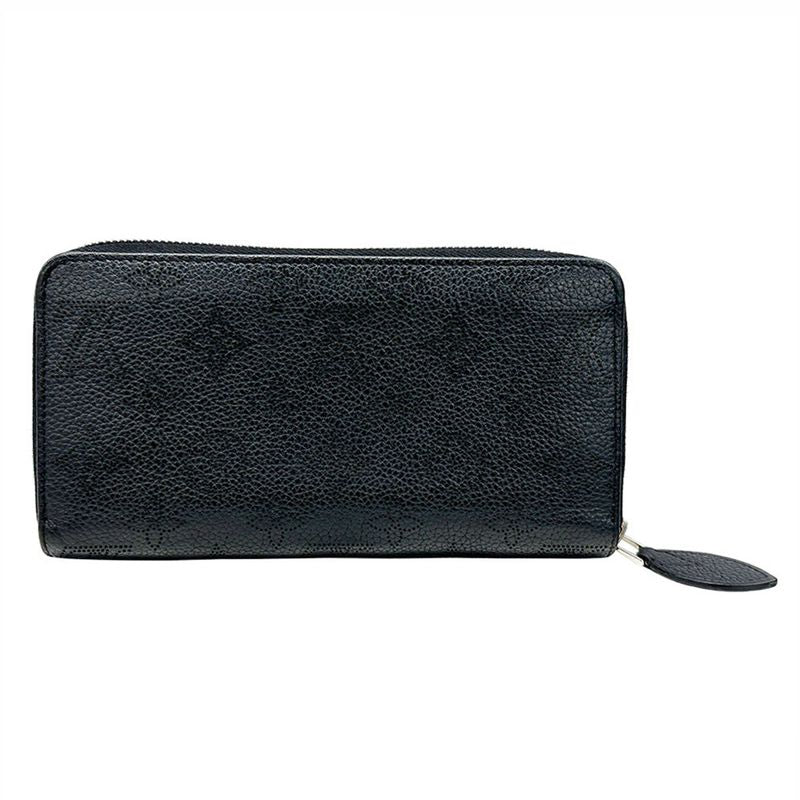 Louis Vuitton Wallet Monogram Mahina Zippy Noir Black