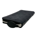 Louis Vuitton Wallet Monogram Mahina Zippy Noir Black