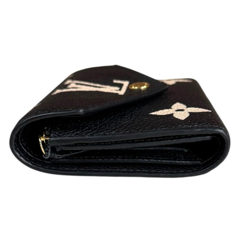 Louis Vuitton Portefeuille Victorine Bicolor Monogram Empreinte Trifold