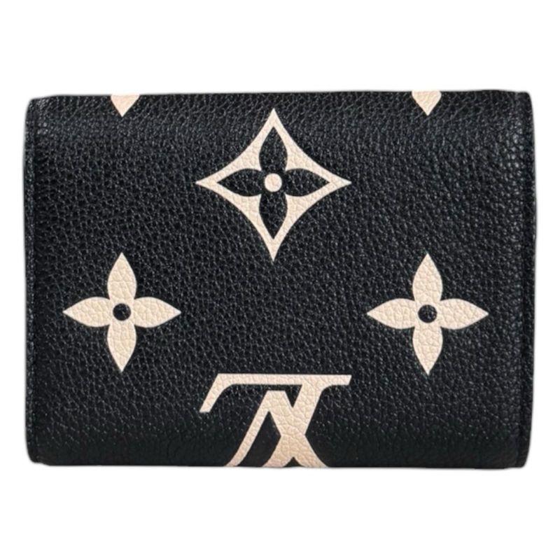 Louis Vuitton Portefeuille Victorine Bicolor Monogram Empreinte Trifold