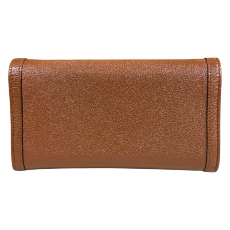 Gucci Bamboo Shoulder Bag Leather Brown