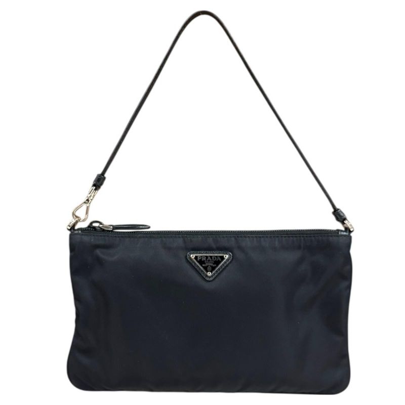 Prada Handbag Nylon Black Seasons