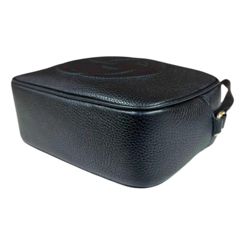 Gucci Small Disco Soho Shoulder Bag Leather Black