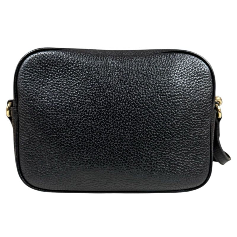 Gucci Small Disco Soho Shoulder Bag Leather Black