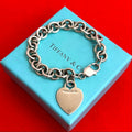 Tiffany & Co Heart Tag Bracelet Log