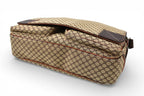 Celine Shoulder Bag Macadam Pattern A4 Compatible Brown Beige