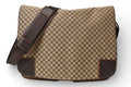 Celine Shoulder Bag Macadam Pattern A4 Compatible Brown Beige