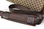 Celine Shoulder Bag Macadam Pattern A4 Compatible Brown Beige