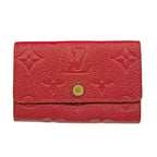 Louis Vuitton Key Case Monogram Empreinte Multicles 6 Scarlet Red Key Holder