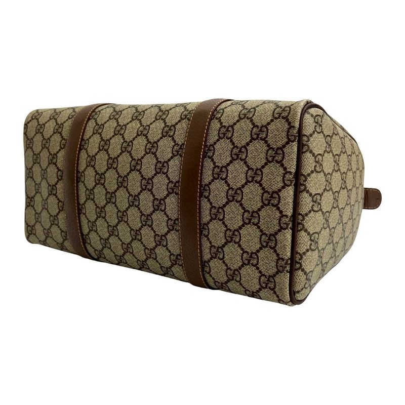 Gucci Vintage GG Logo Leather Handbag