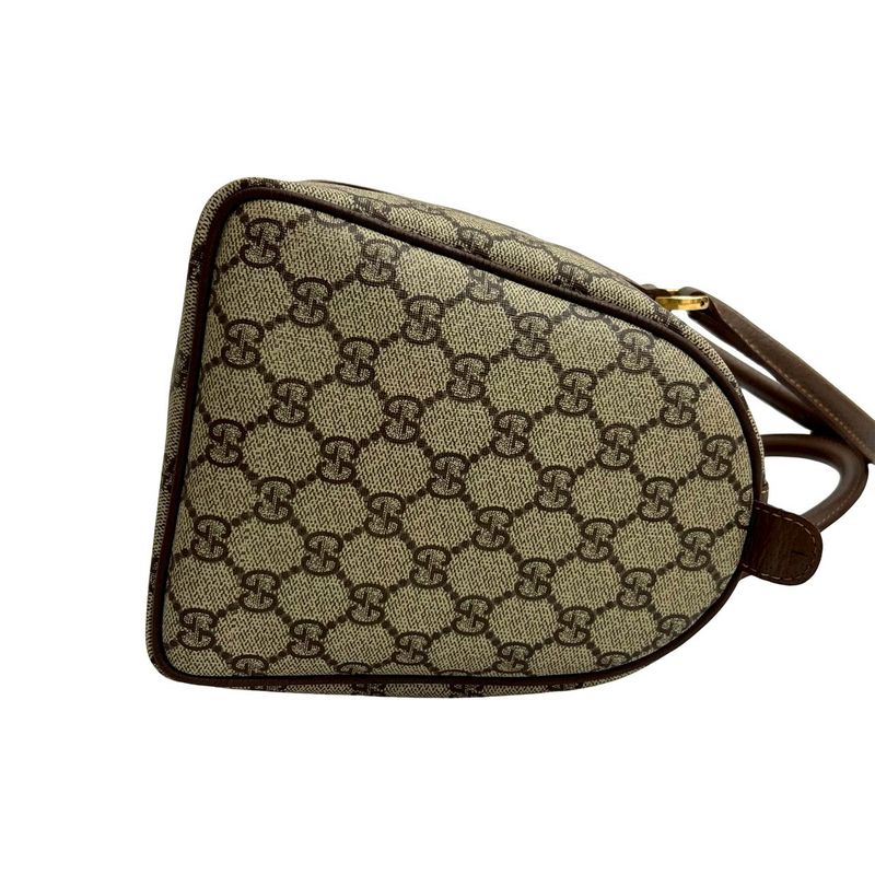 Gucci Vintage GG Logo Leather Handbag