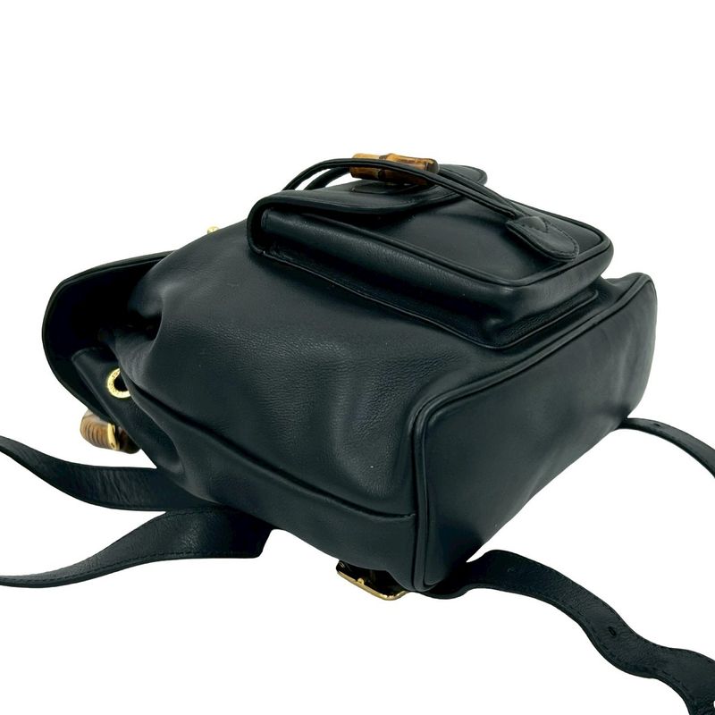 Gucci Vintage Bamboo Leather Backpack Mini