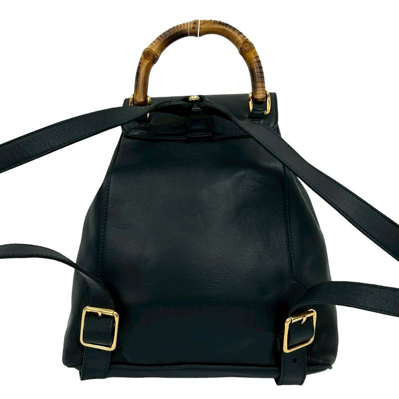 Gucci Vintage Bamboo Leather Backpack Mini