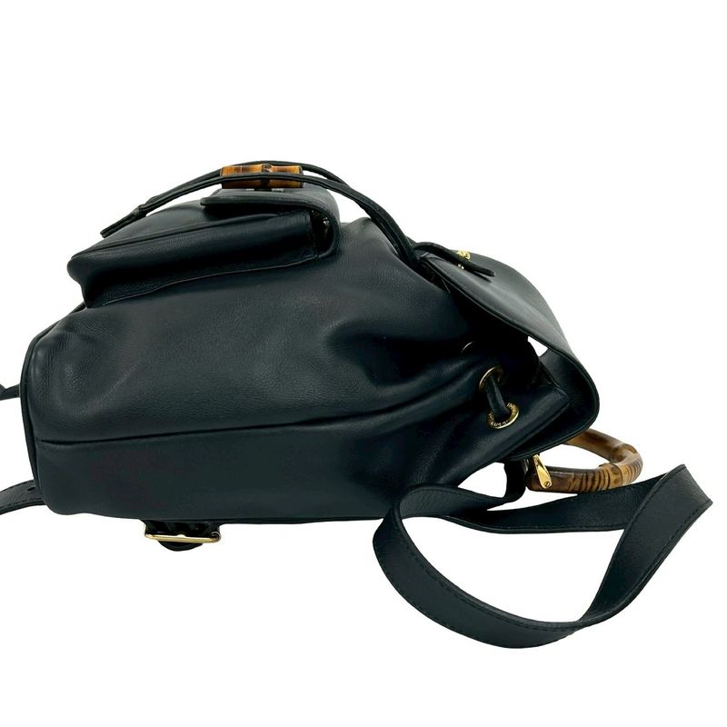 Gucci Vintage Bamboo Leather Backpack Mini