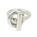 Hermes Echappee MM Ring 50 Silver
