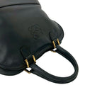 Loewe Vintage Anagram Logo Nappa Leather Boston Bag