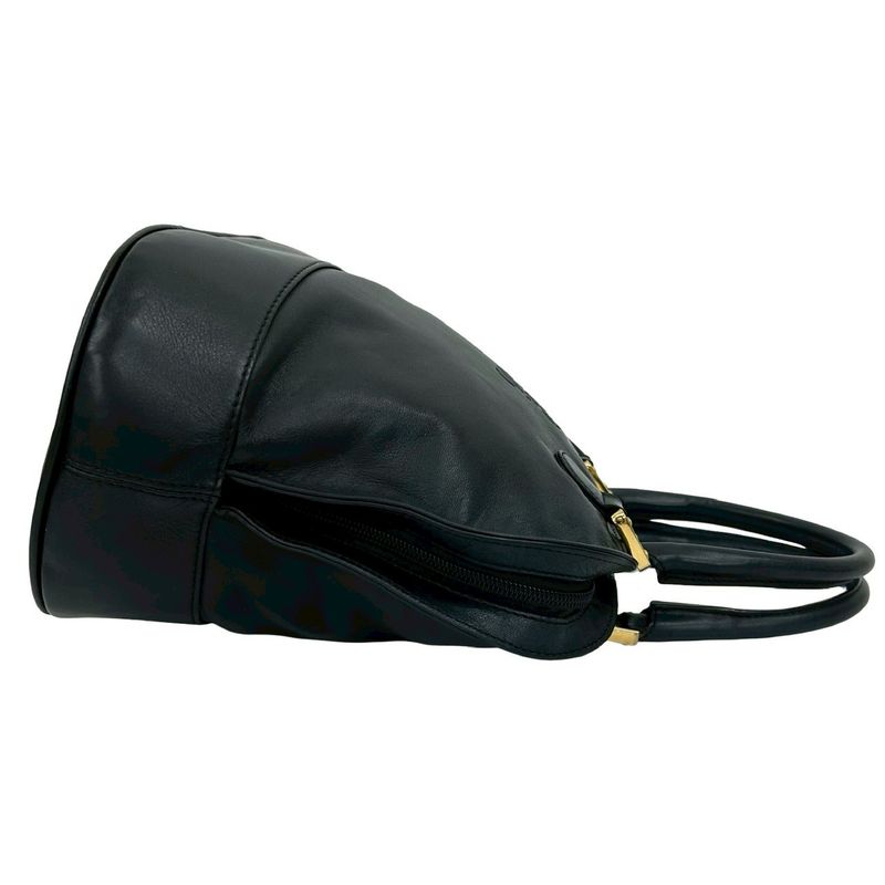 Loewe Vintage Anagram Logo Nappa Leather Boston Bag