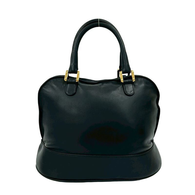 Loewe Vintage Anagram Logo Nappa Leather Boston Bag
