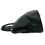 Loewe Vintage Anagram Logo Nappa Leather Boston Bag