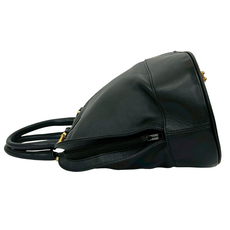 Loewe Vintage Anagram Logo Nappa Leather Boston Bag