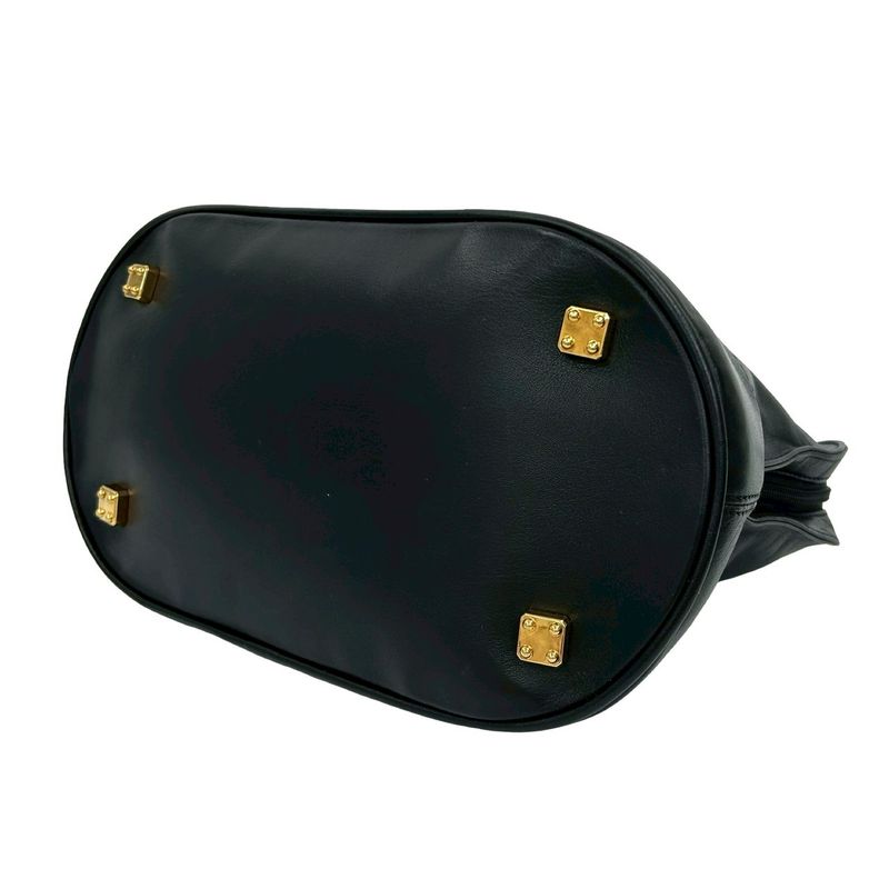 Loewe Vintage Anagram Logo Nappa Leather Boston Bag