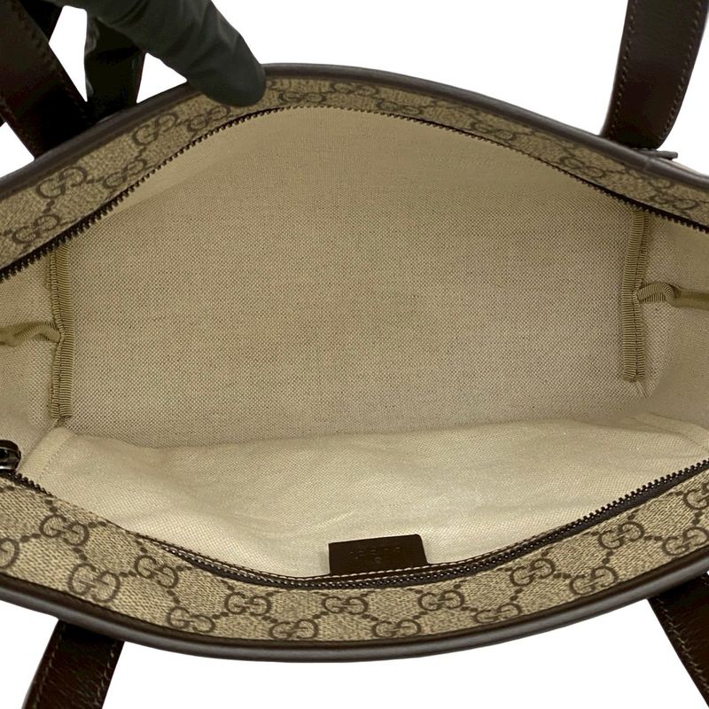 Gucci GG Supreme All Over Pattern Log Leather