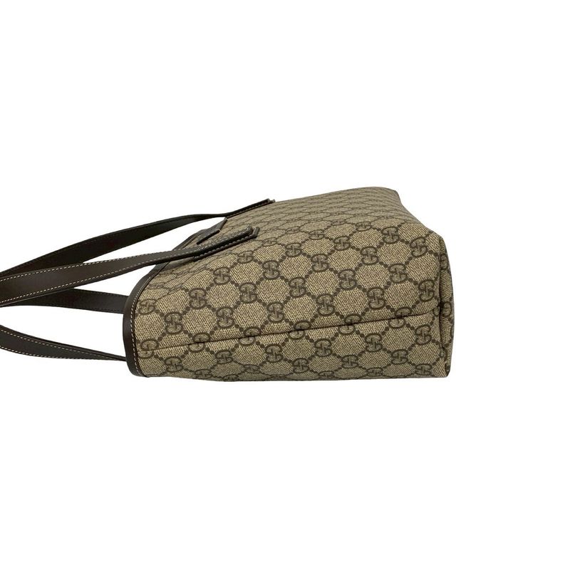 Gucci GG Supreme All Over Pattern Log Leather