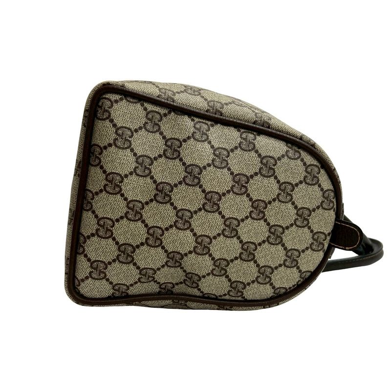 Gucci Vintage Sherry Handbag Brown Red Green