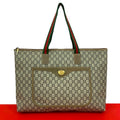 Gucci Vintage Sherry Leather Brown Red Green