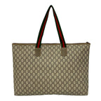 Gucci Vintage Sherry Leather Brown Red Green