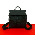 Gucci GG Logo All Over Pattern Nylon Leather Drawstring Mini Backpack