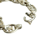 Hermes Logo Bracelet Chain Bangle