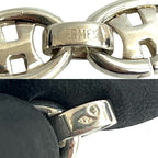 Hermes Logo Bracelet Chain Bangle