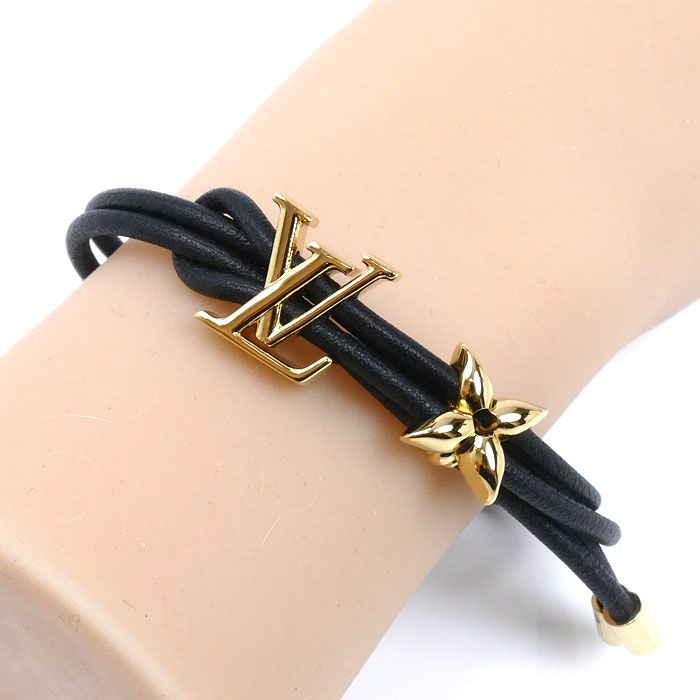 Louis Vuitton Leather LV Bloom Bracelet