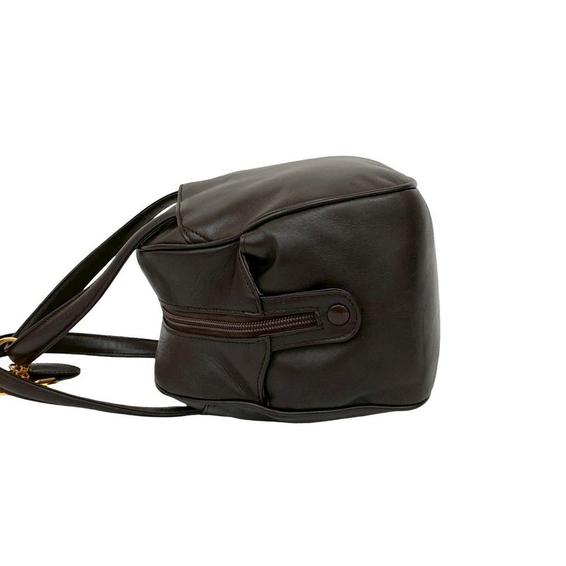 Dior CD Logo Gold Charm Leather Handbag Mini