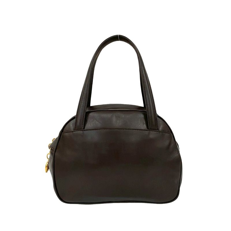 Dior CD Logo Gold Charm Leather Handbag Mini