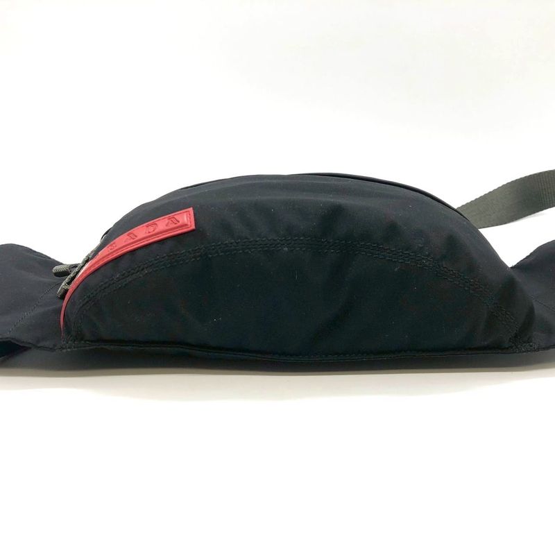 Prada Sports Waist Bag Pouch Nylon Black