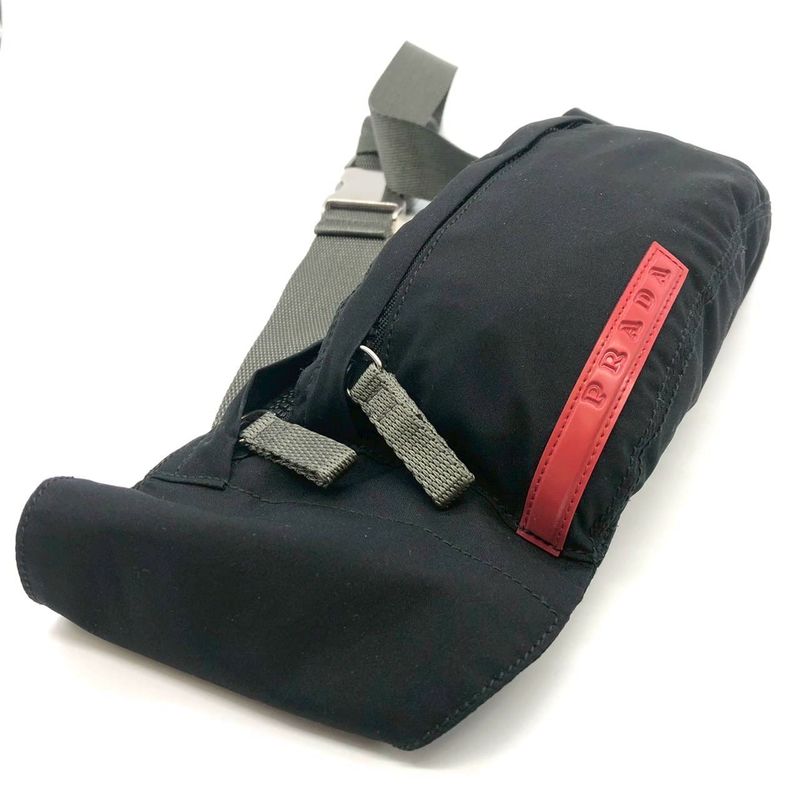 Prada Sports Waist Bag Pouch Nylon Black