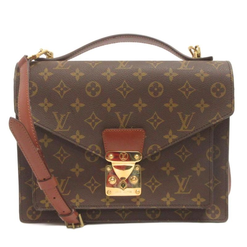 Louis Vuitton Monogram Monceau 28 Shoulder Bag Crossbody All Over