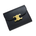Celine Small Flap Wallet Triomphe Shiny