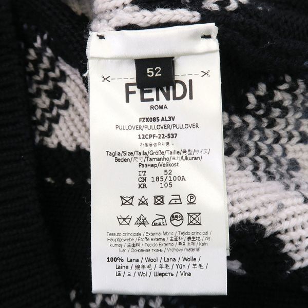 Fendi Sweater the Entire Fabric Wool