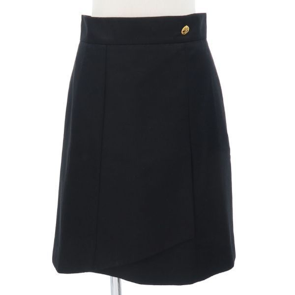 Chanel Skirt Silk Wool