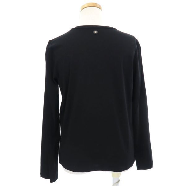 Chanel Top Shirt Cotton Black