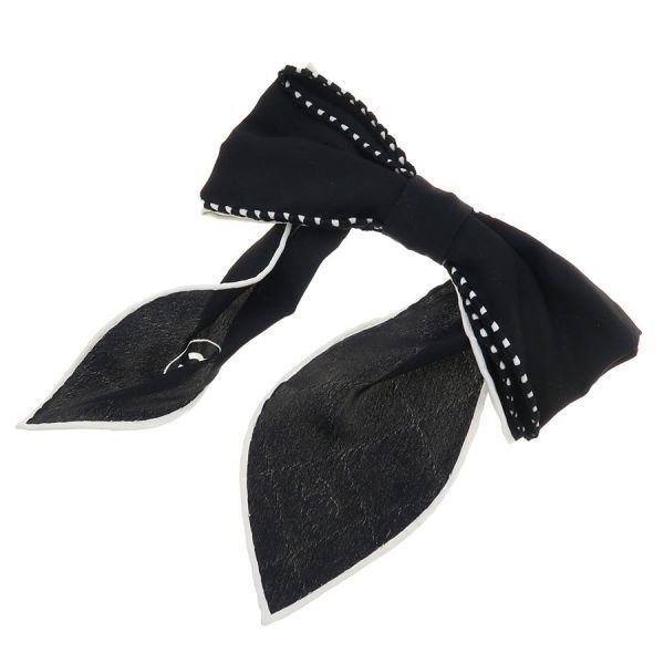 Chanel 23K Barrette Black