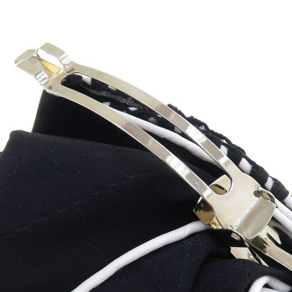 Chanel 23K Barrette Black