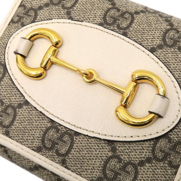 Gucci GG Supreme Horsebit Compact Wallet