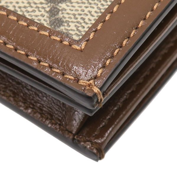 Gucci Compact Wallet Leather Beige
