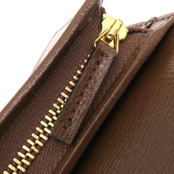 Gucci Compact Wallet Leather Beige