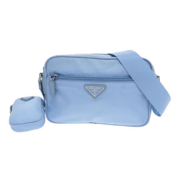 Prada Re-Nylon Pouch Blue Light