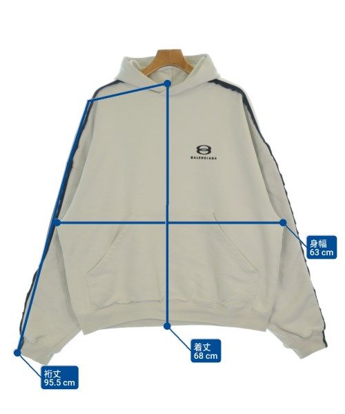 Balenciaga Hoodie Cotton Off-white